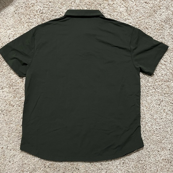 BYLT Premium Basics Lux Army Hunter Green Short Sleeve Polo Shirt Size XXL - Picture 4 of 6